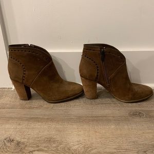 Vince Camuto Suede Booties (Cutout Boho)